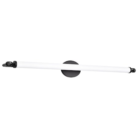 Nuvo Edgeworth, 40 Inch LED Vanity, Matte Black, Acrylic Lens 62/2223